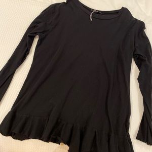 Zara basic black king sleeve